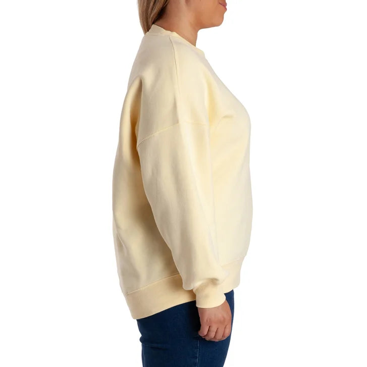Lazypants Women's Fleece High-low Crewneck Sweatshirt