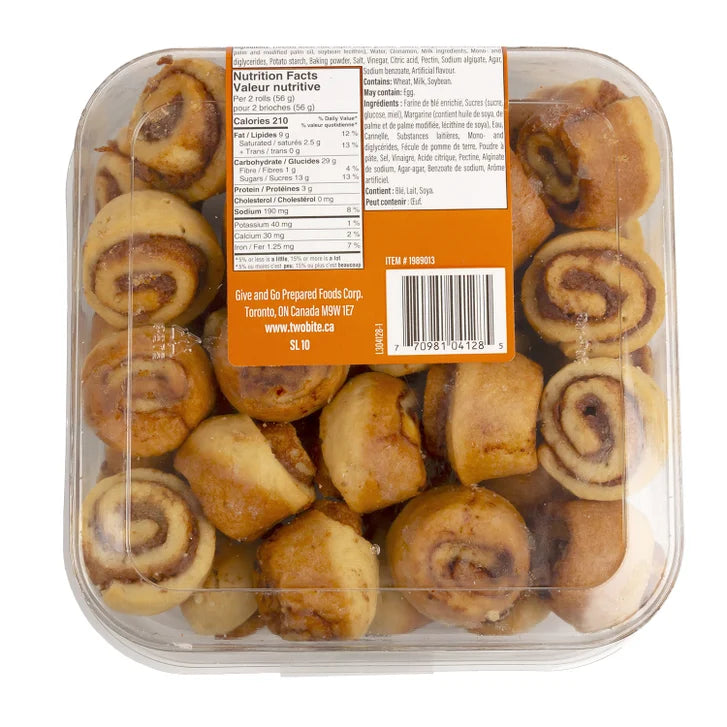 Two-Bite Mini Cinnamon Rolls, 1.04 kg