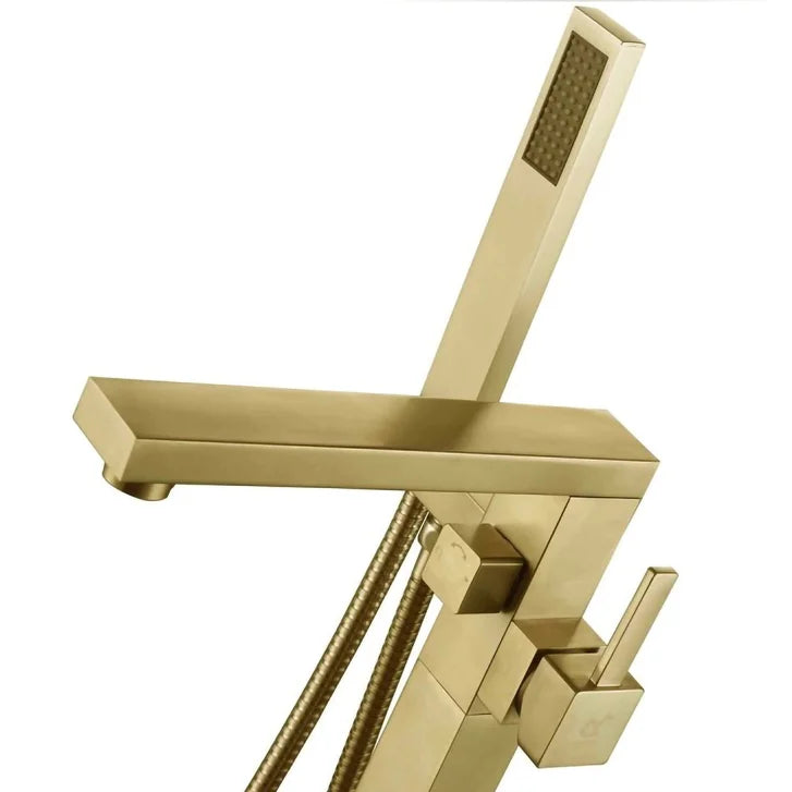 AGUA Canada Sammie Freestanding Bathtub Faucet with Hand Shower