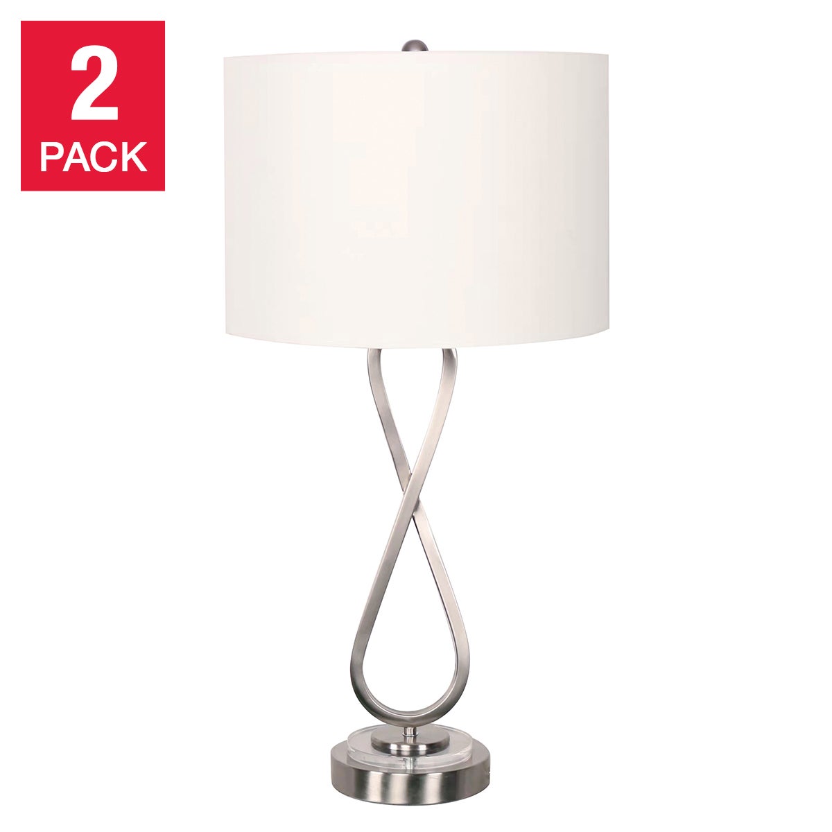 Arlo Scroll Table Lamp, 2-pack
