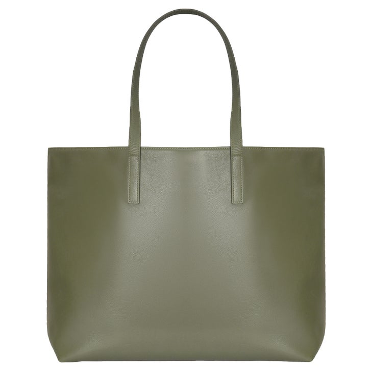 Champs Onyx Collection Leather Business Tote, 22 L