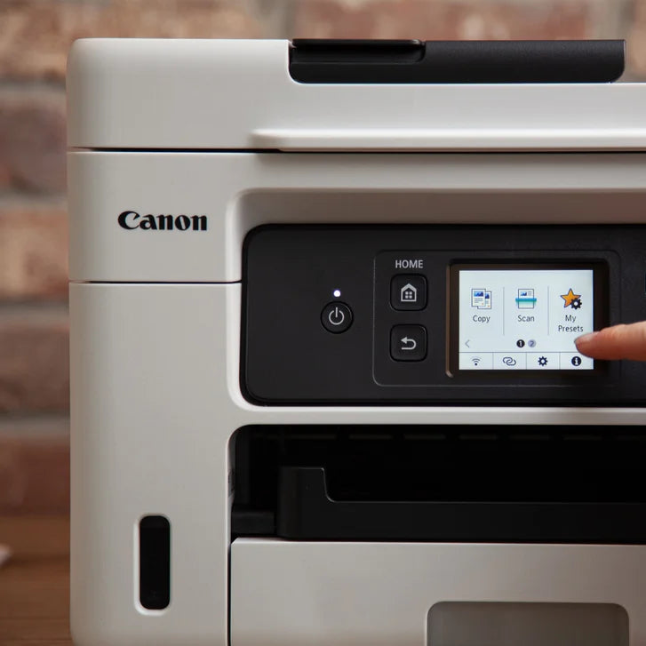 Canon MAXIFY GX4020 Wireless MegaTank Printer with Extra Black Ink Bottle and 2 x 50-Sheet Photo Paper