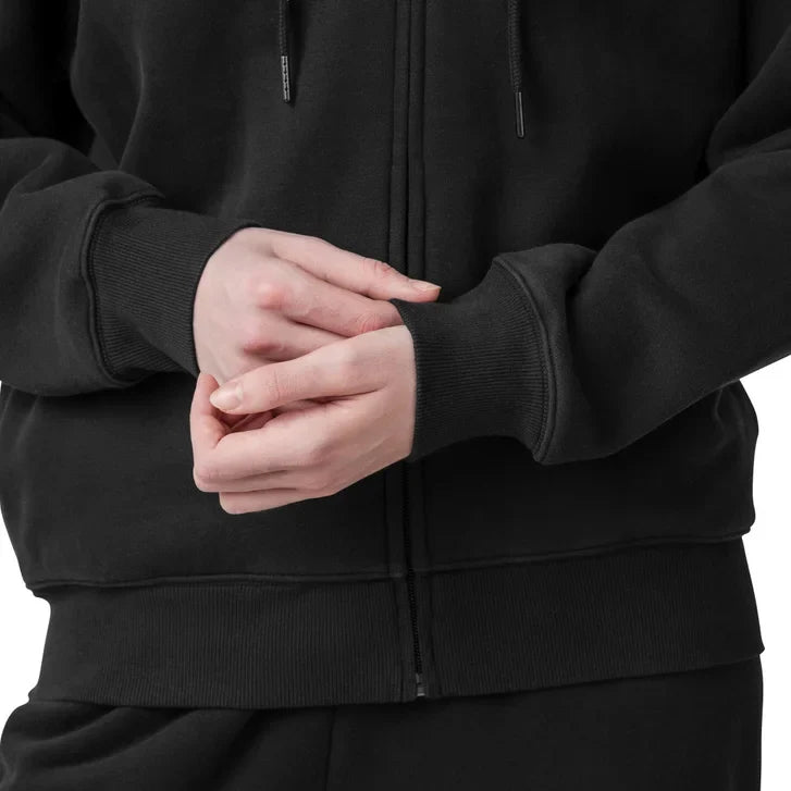 Tuff Athletics Women’s Oversized Fleece Hooded Full Zip