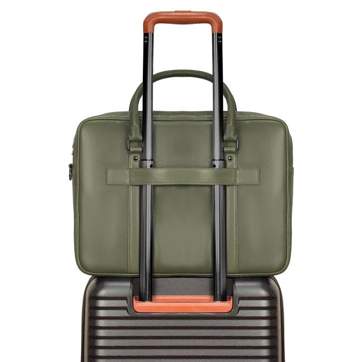 Champs Onyx Collection Classic Leather Backpack, 15 L