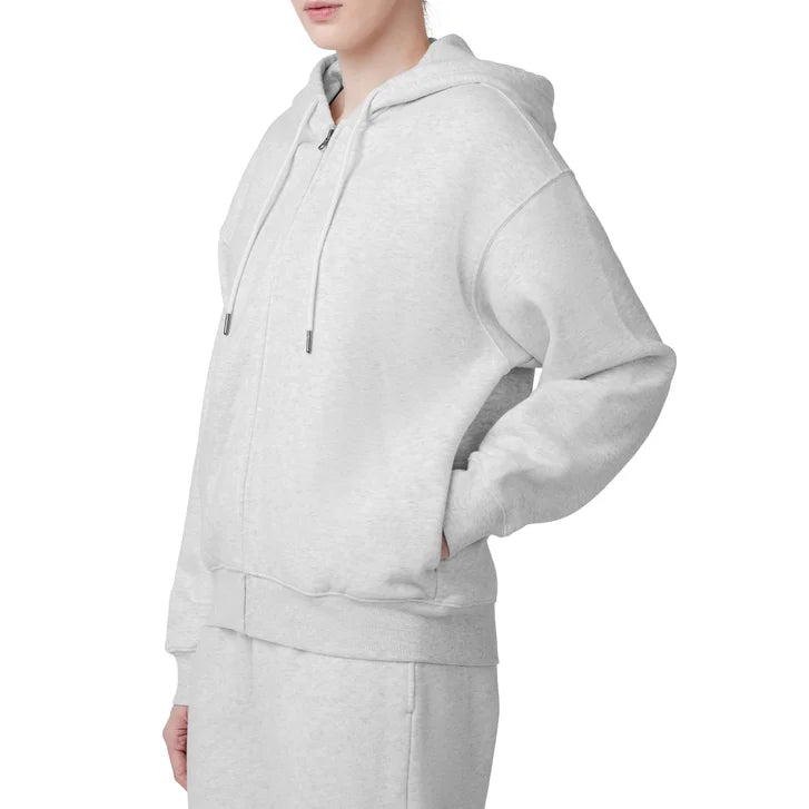 Tuff Athletics Women’s Oversized Fleece Hooded Full Zip