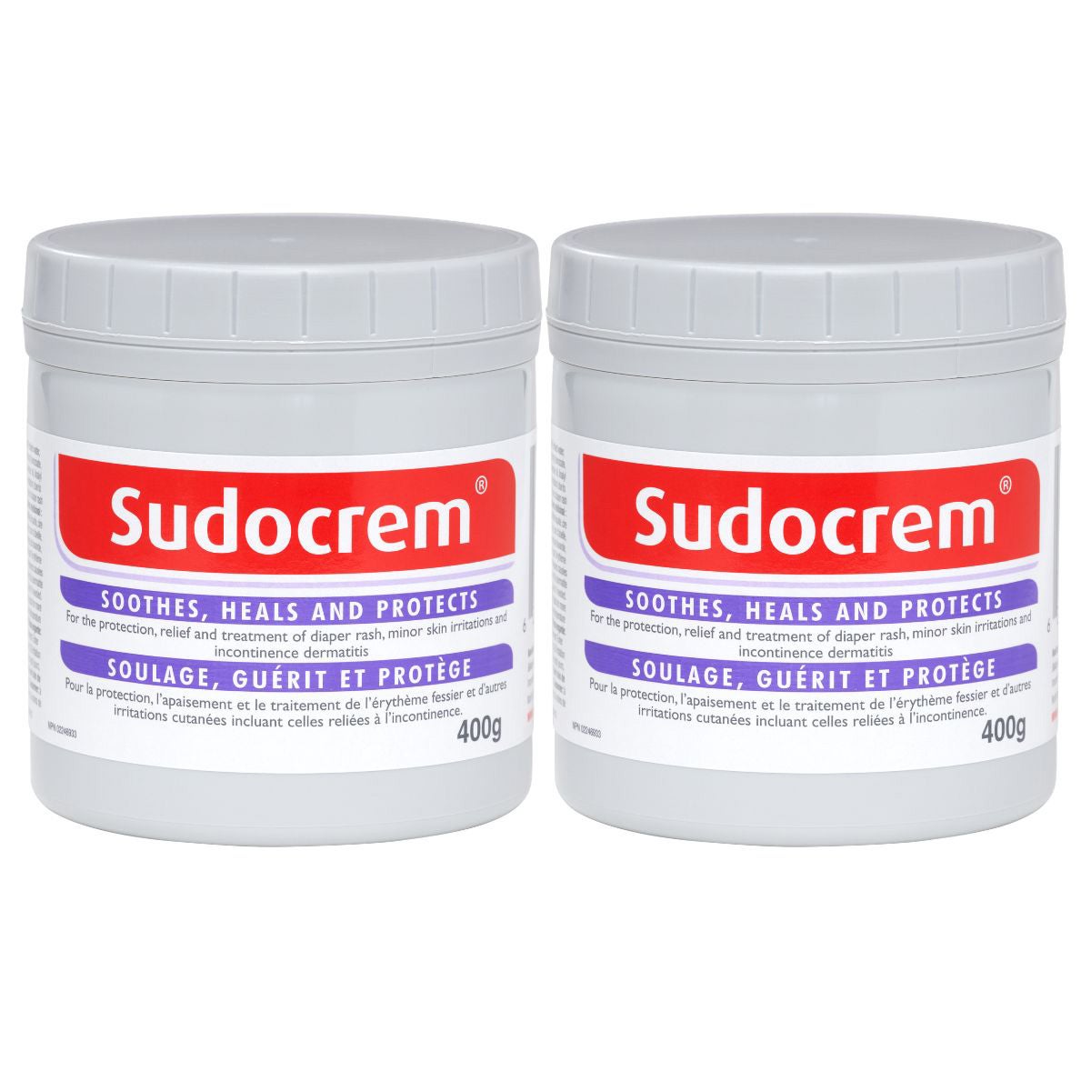 Sudocrem Diaper Rash Cream, 2 × 400g