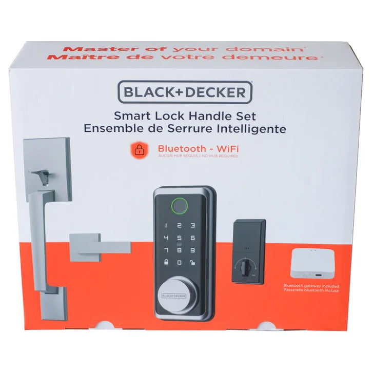 BLACK+DECKER Smart Entrance Door Lock and Handle Set