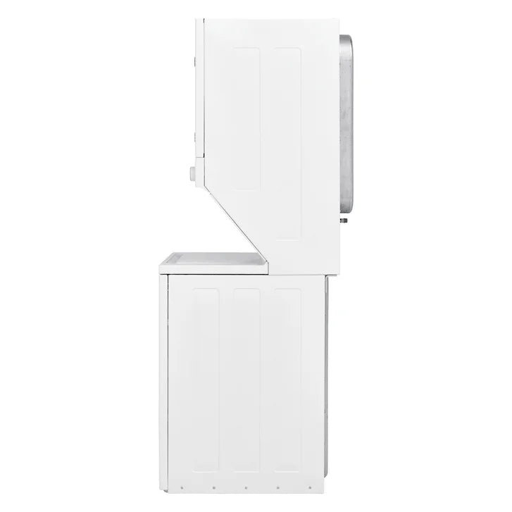 Frigidaire 27 in. White Electric 4.5 cu. ft. IEC Washer and 5.5 cu. ft. Dryer Laundry Centre