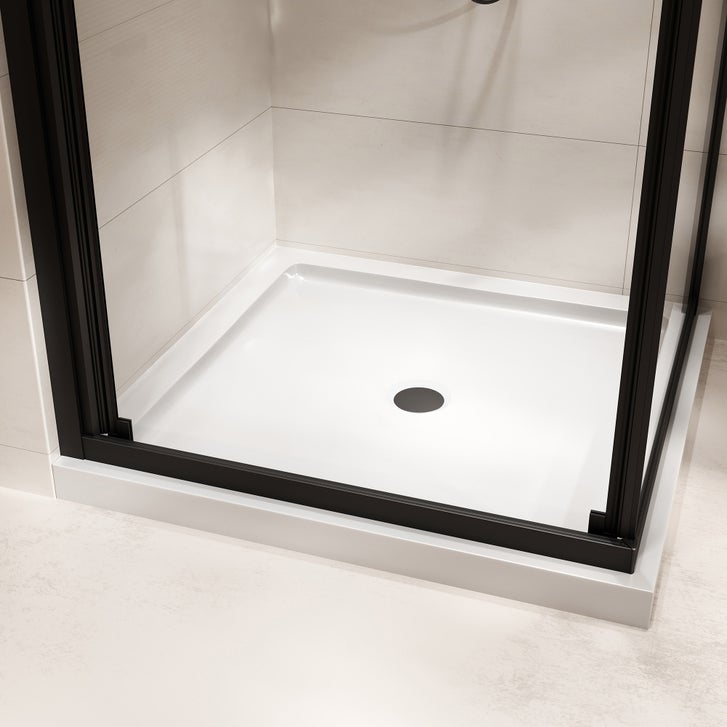 OVE Decors Lunel 36 in. × 36 in. Corner Shower Enclosure with Base