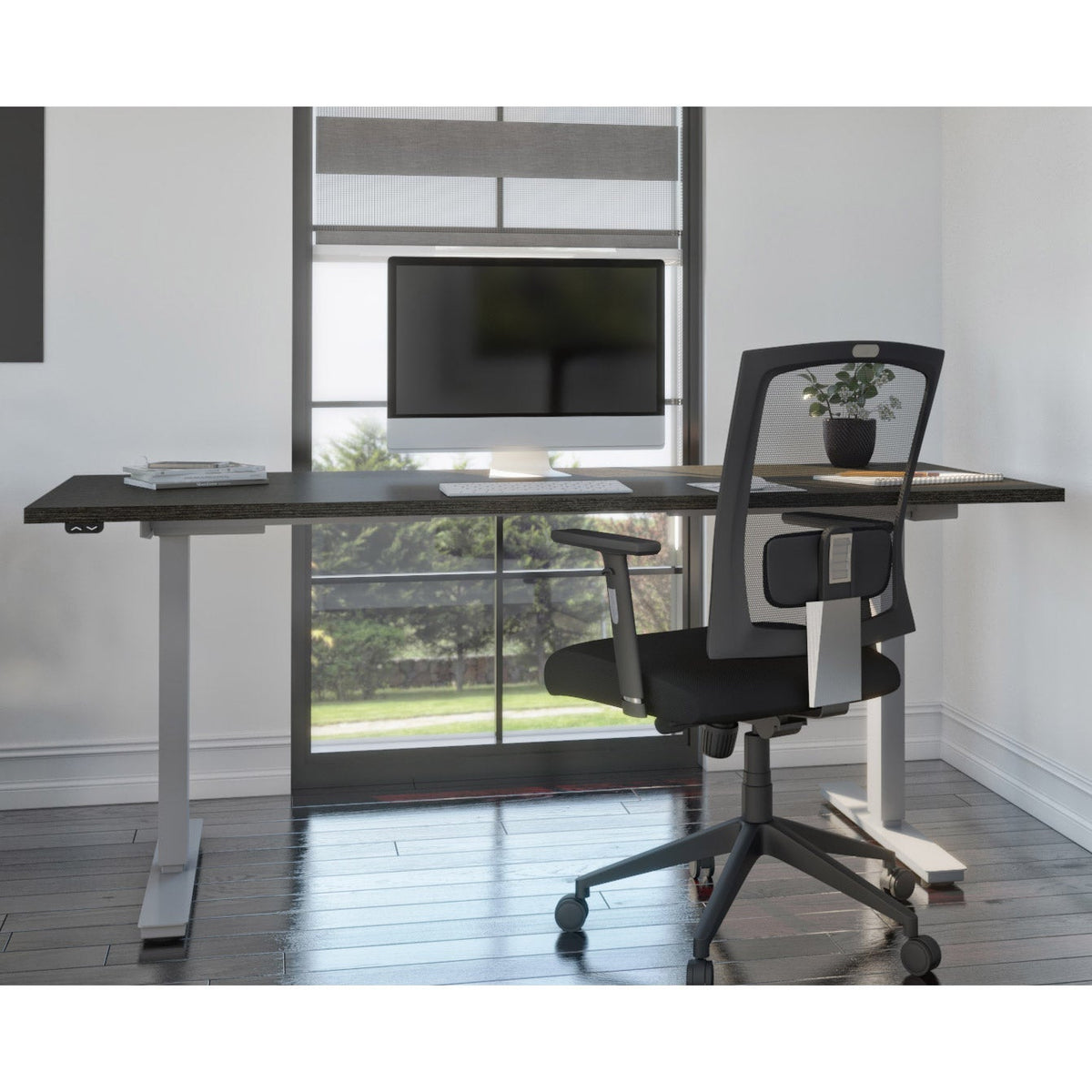 Bestar Upstand 72.4 cm x 182.9 cm (28.5 in. x 72 in.) Height Adjustable Desk