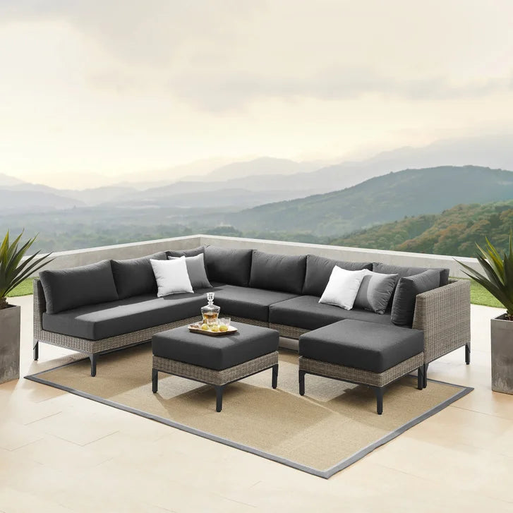 Aberdeen 5-piece Patio Sectional Conversation Set