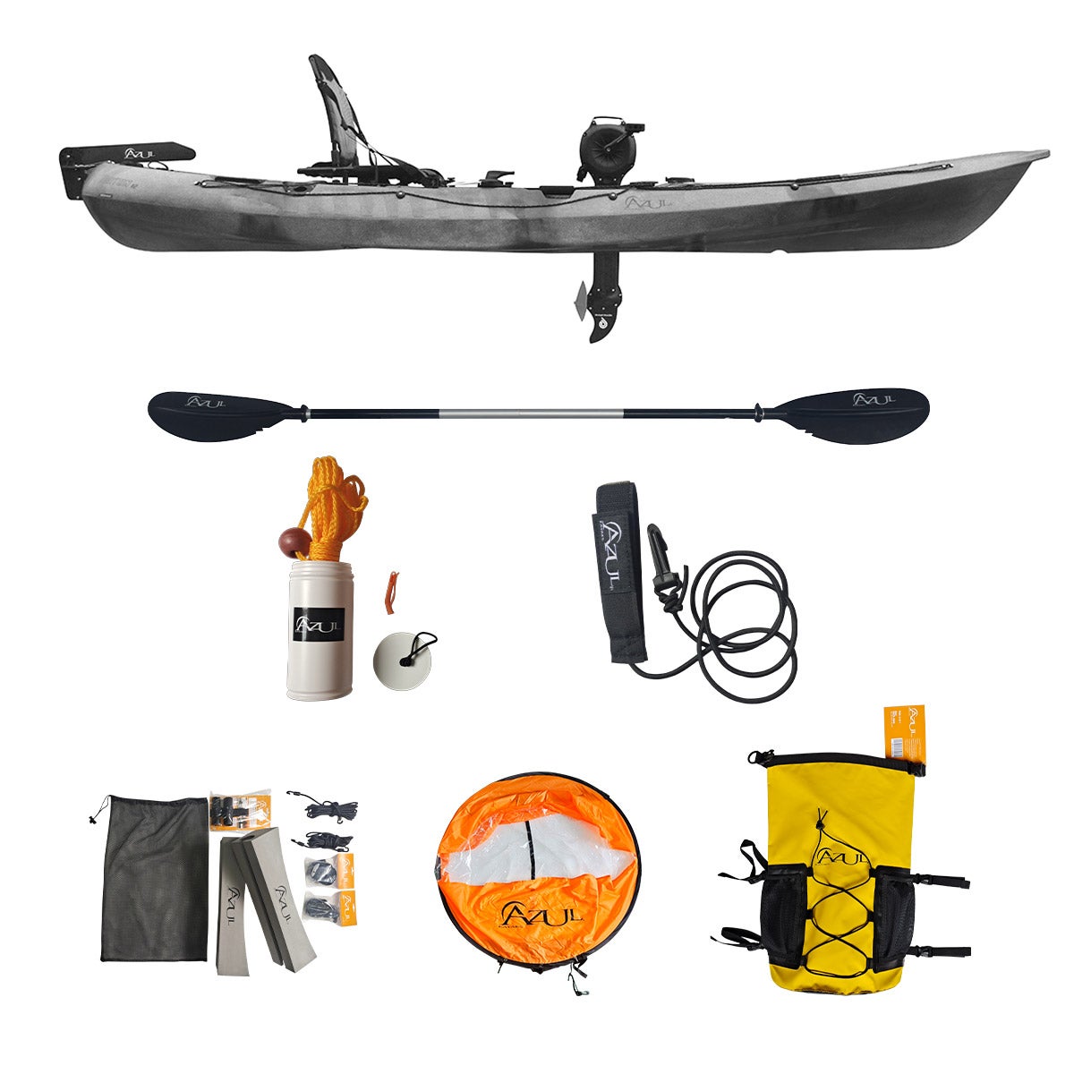 Azul Triton Pedal Drive Fishing Kayak