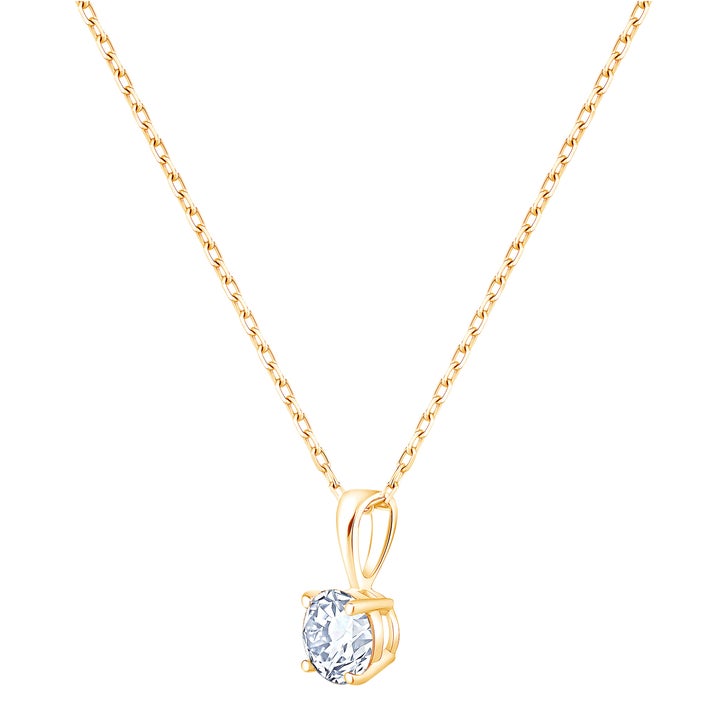 Round Brilliant Diamond Solitaire Pendant (0.70 ct)