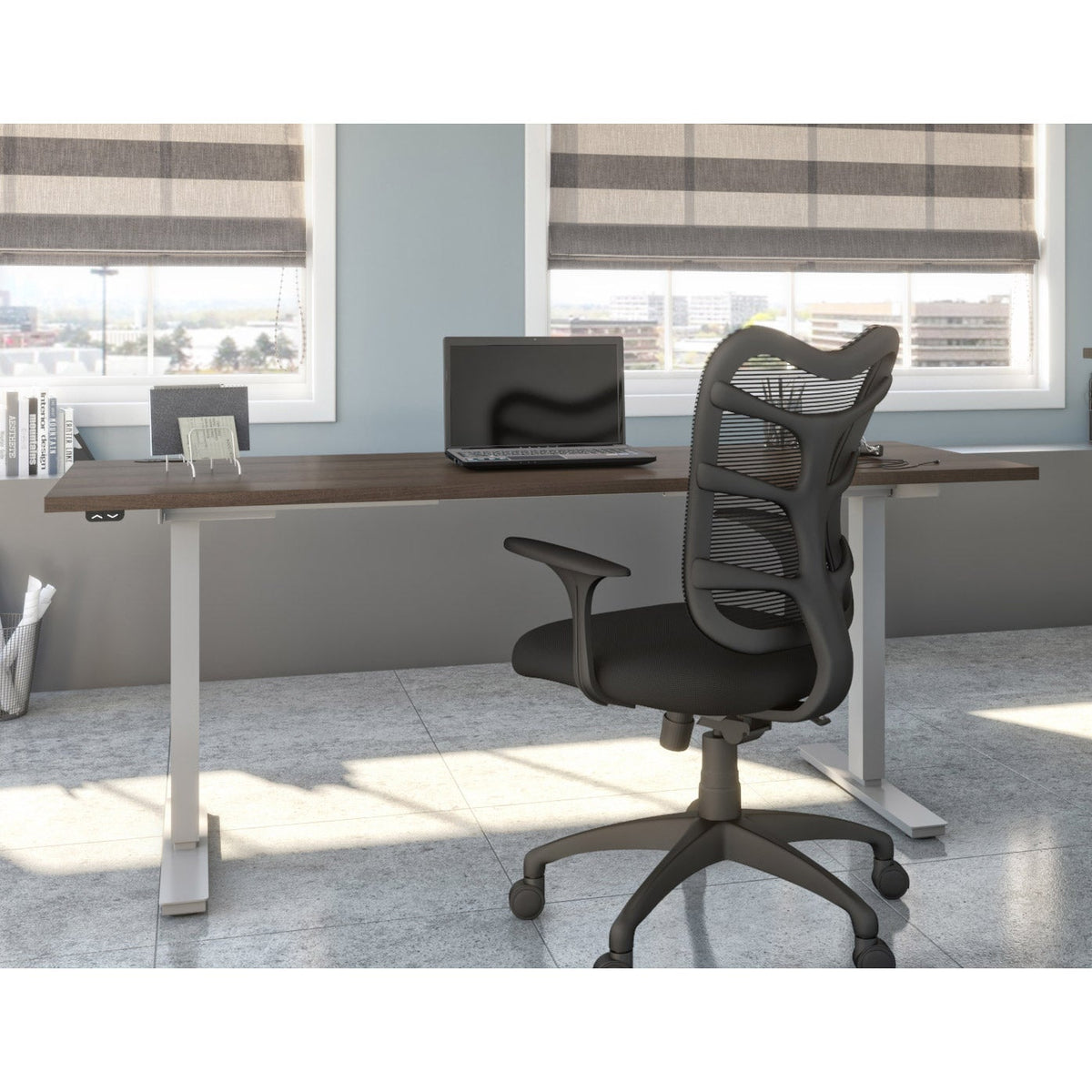Bestar Upstand 72.4 cm x 182.9 cm (28.5 in. x 72 in.) Height Adjustable Desk