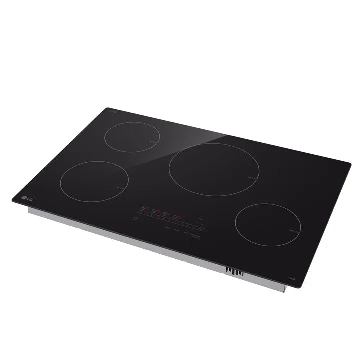 LG 30 in. Black Induction 4 Element Cooktop with SmoothTouch Glass Controls