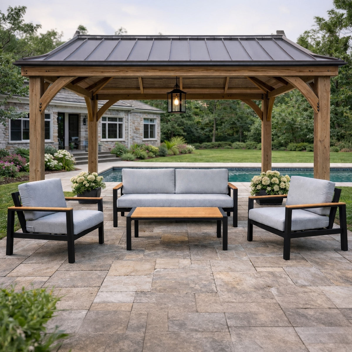 Portland 4-piece Patio Seating Set