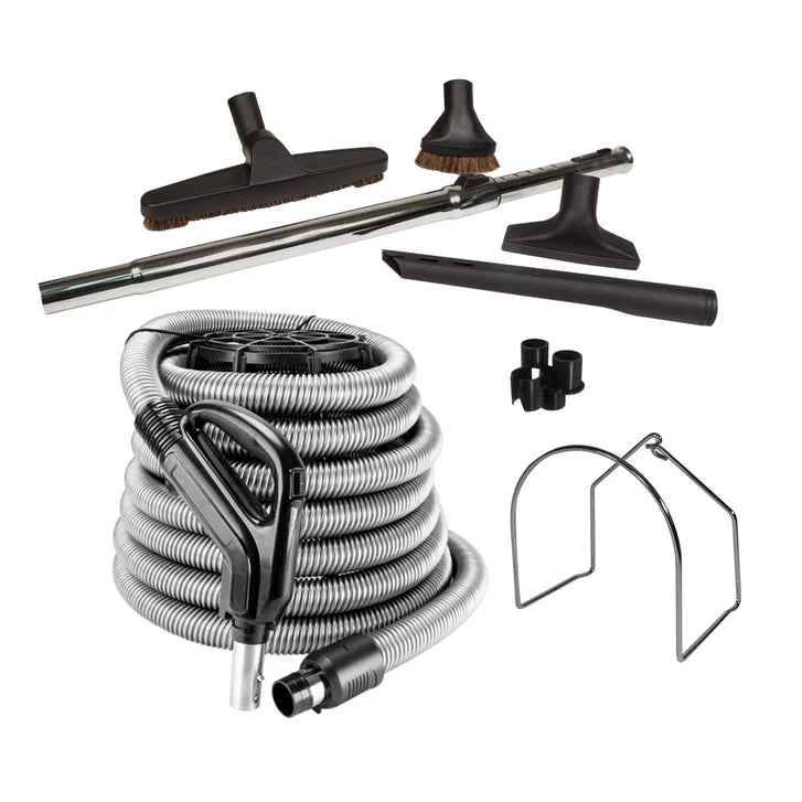 Johnny Vac - Central Vacuum Kit 700 Airwatts with 2 Complete Sets of Accessories