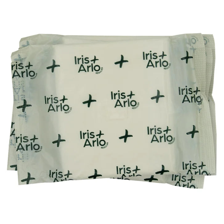 Iris + Arlo Organic Cotton Regular Pantyliners, 250-count