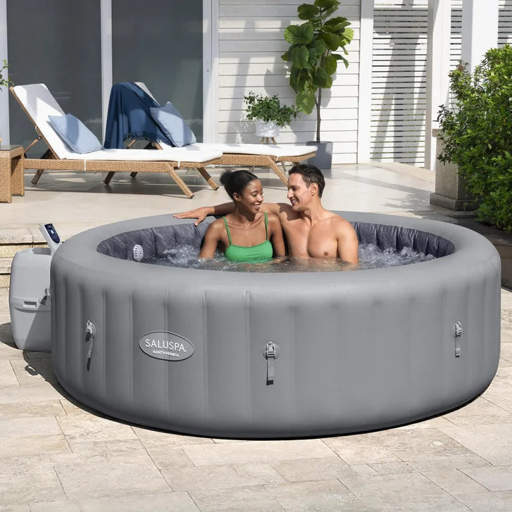 SaluSpa Santa Monica Smart AirJet 5-7 person Inflatable Spa with App-Control