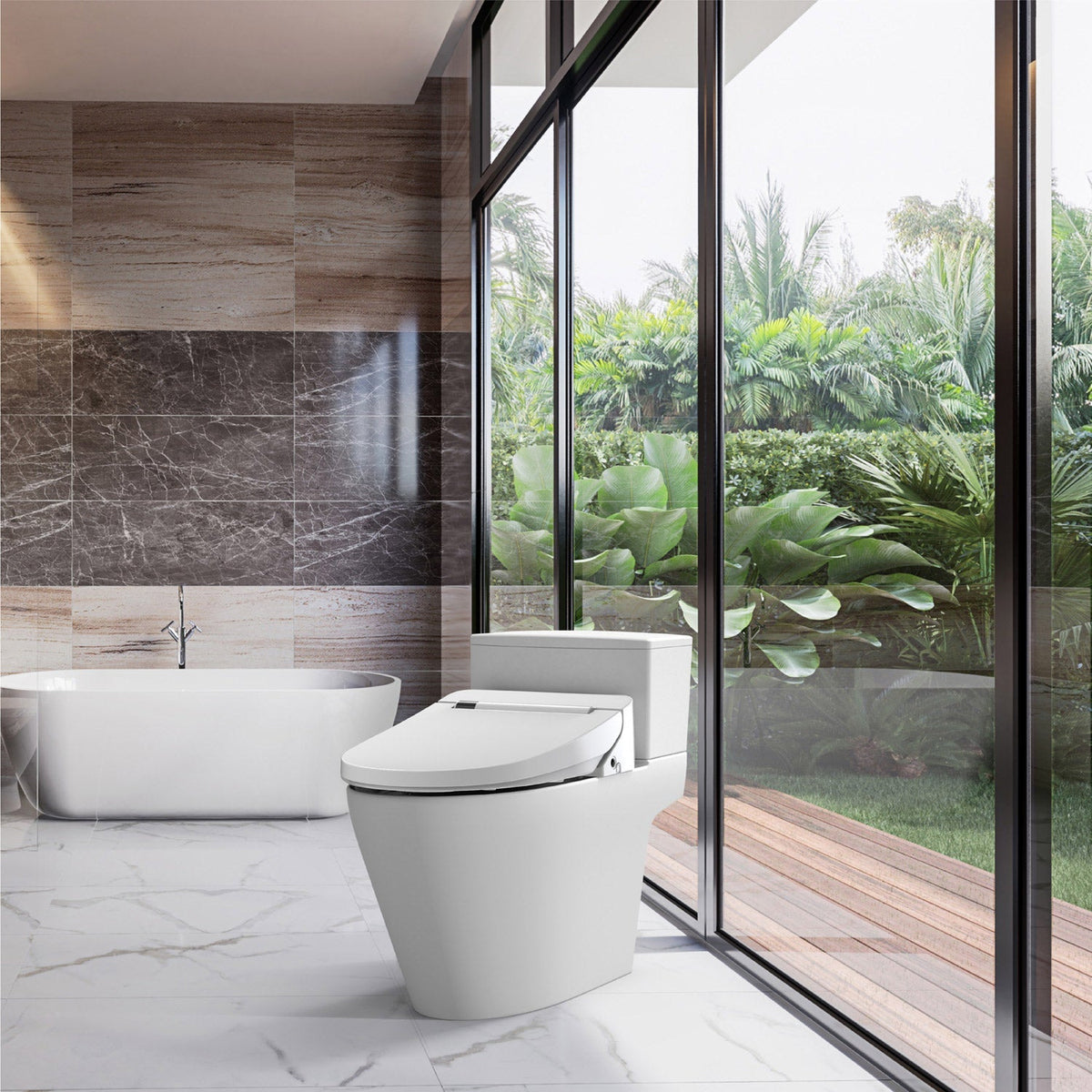 VOVO Smart Electronic Bidet Toilet Seat, Elongated