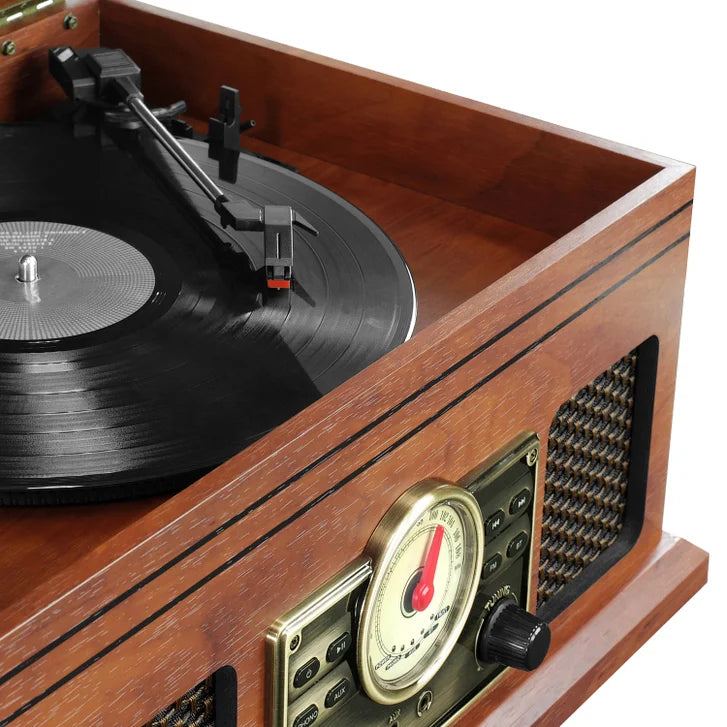 Victrola Nostalgic 4-in-1 Stereo Audio System with 3-speed Turntable