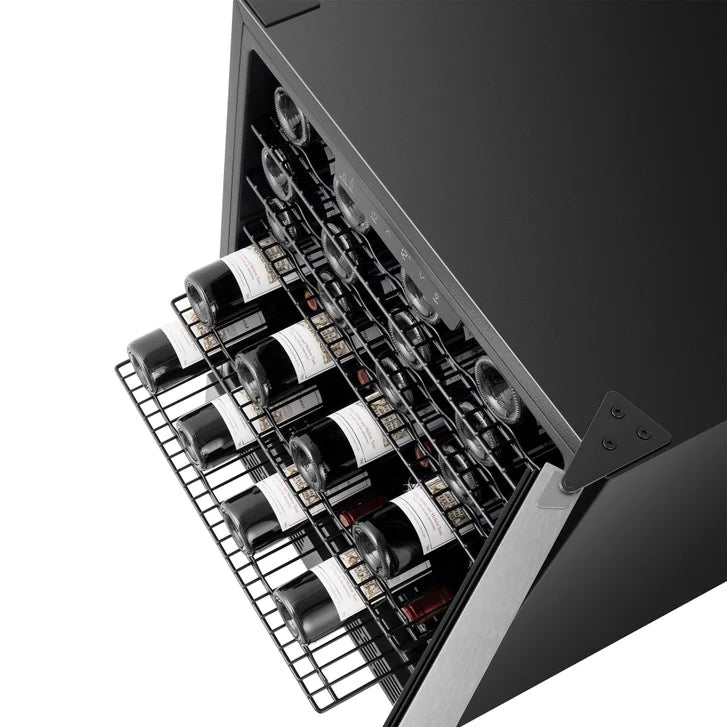 Hisense 5.4 cu.ft. Stainless Steel Hybrid Beverage / Wine Center with Reversible Door