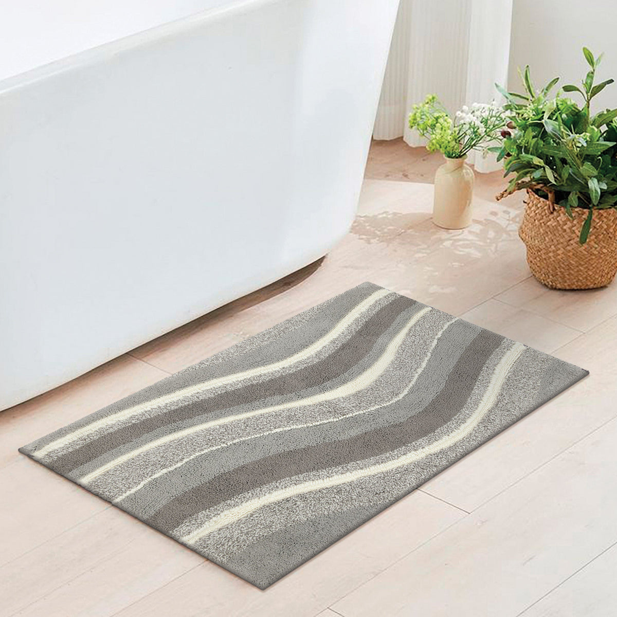 Mineral Springs Cotton Swirl Bath Mat