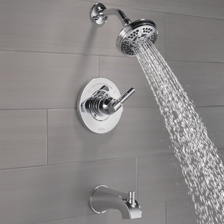 Delta Becker Monitor 14 Series Single Handle Tub and Shower Faucet