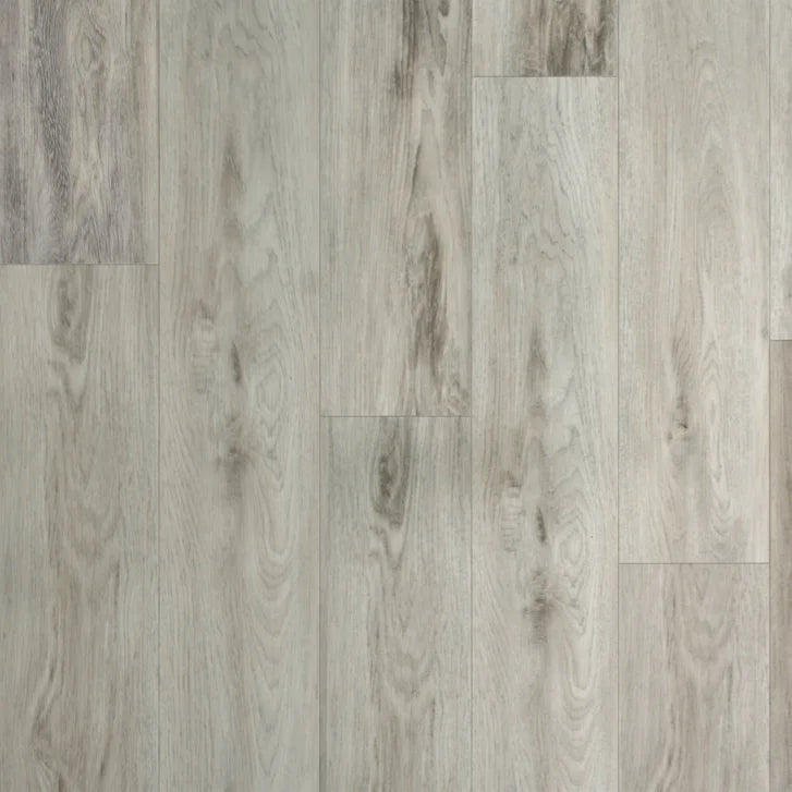 Versaclic London Mist Oak 18.0 cm (7.1 in.) Rigid Core Vinyl Plank, 1 Box: 14.12 sq. ft.