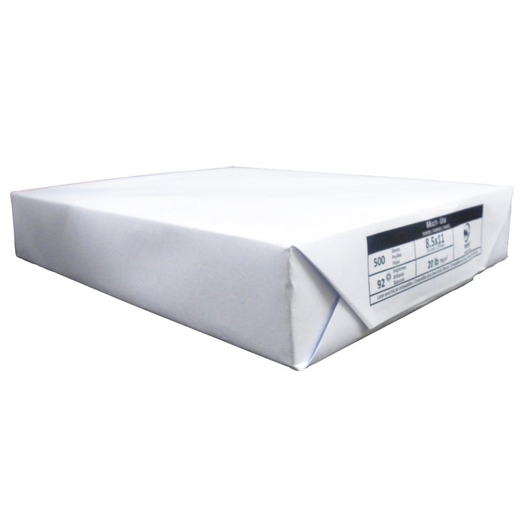 Xerographic Printer Paper, Letter, 8.5 in. x 11 in., 92 Bright, 20 lb., Case Pricing Order of 40+
