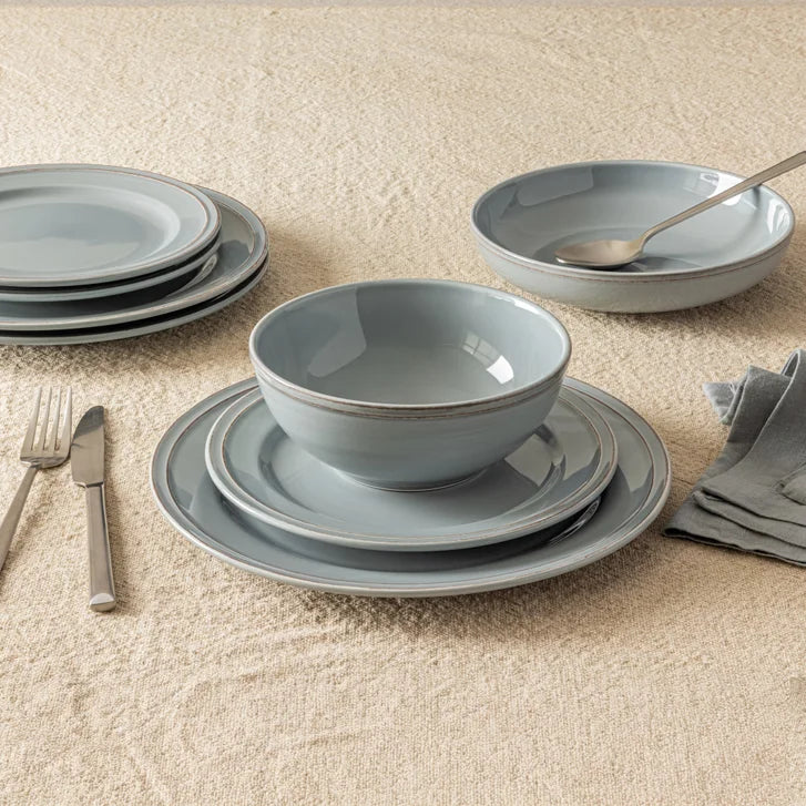 over&back Stoneware Dinnerware Set, 16-pieces