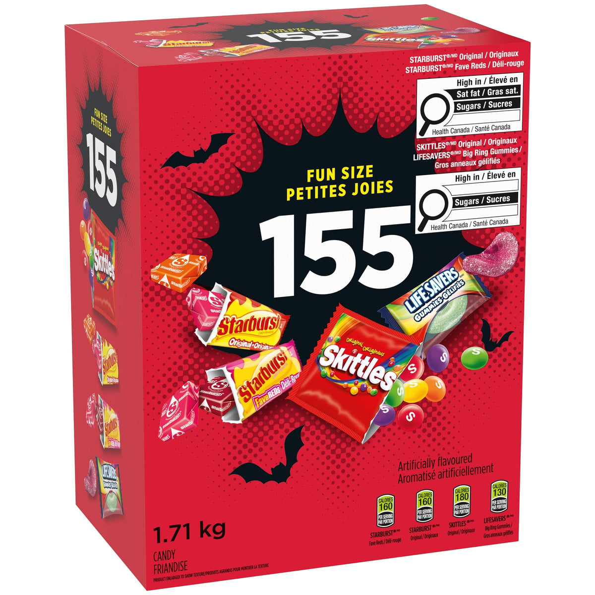 Skittles, Starburst and LifeSavers - Assorted Candy, 1.71 kg