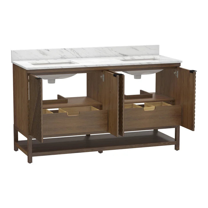 MagickWoods Santa Fe Jacobean Walnut Bathroom Vanity