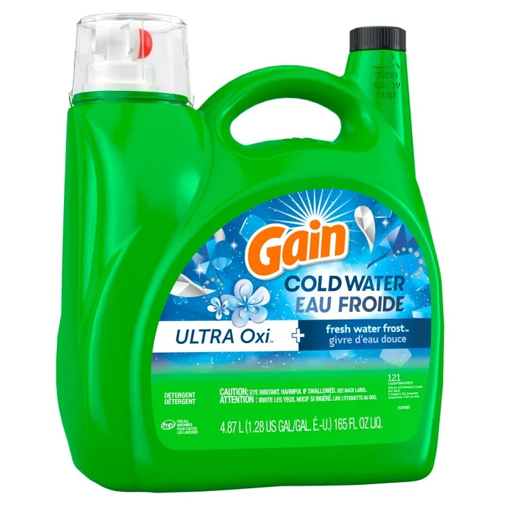 Gain Liquid High Efficiency Cold Water + Oxi Fresh Water Frost 4.87 L 121 Loads