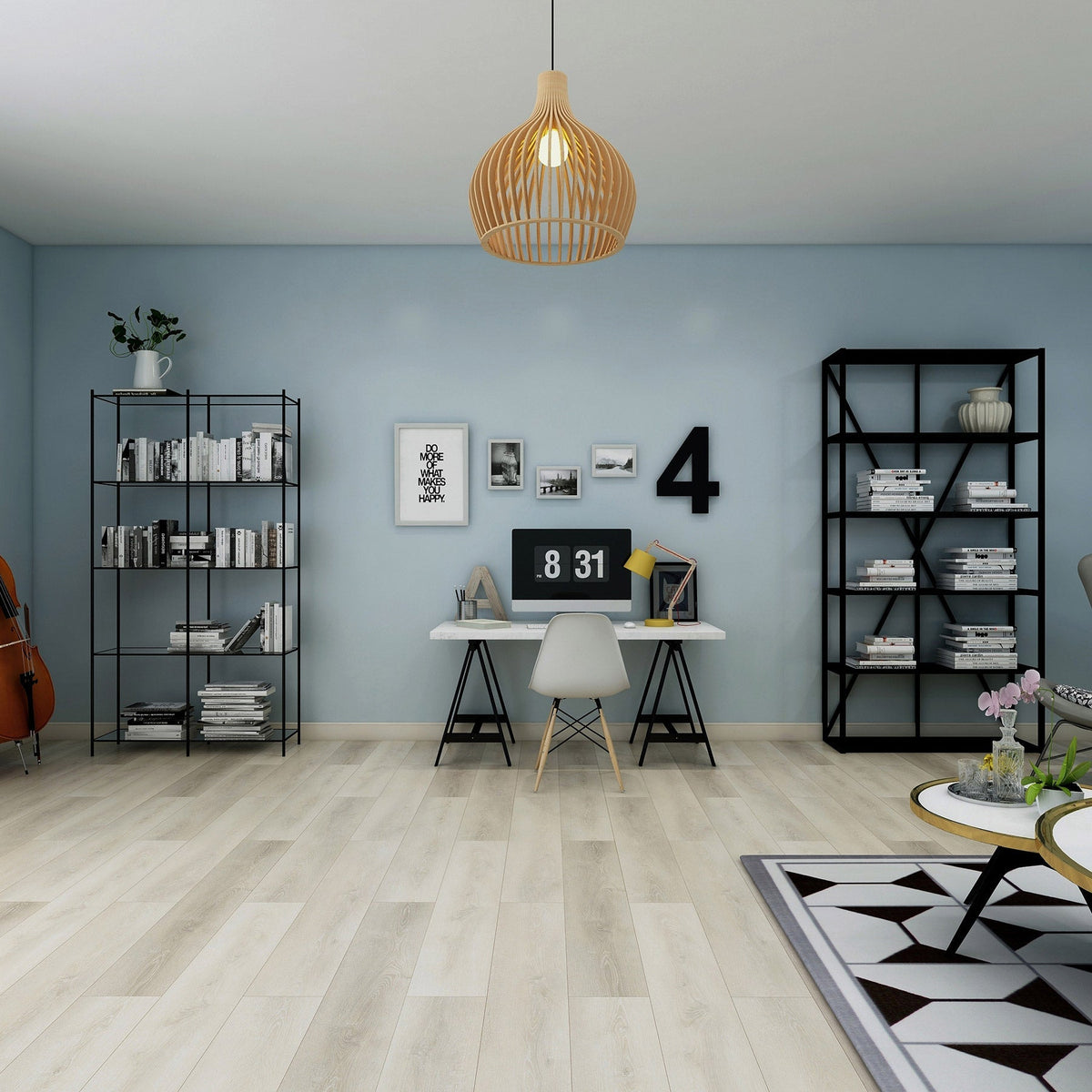 Kairos Rouge Park 22.86 cm (9.0 in.) WPC Vinyl Flooring.