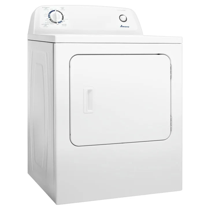 Amana 6.5 cu ft. White Electric Dryer with Automatic Dryness Control
