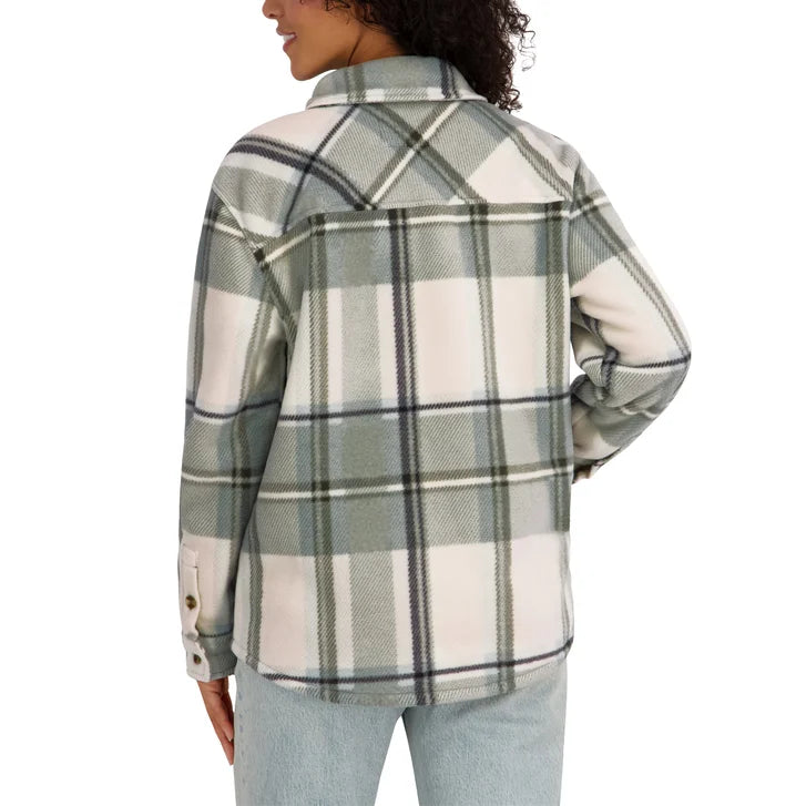 Sage Collective Women's Plush Shirt Jacket