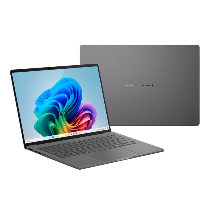 ASUS Zenbook A14 OLED Copilot+ PC 14-in Laptop, Qualcomm Snapdragon X X1-26-100 – 16GB RAM, 512GB SSD, Qualcomm Adreno