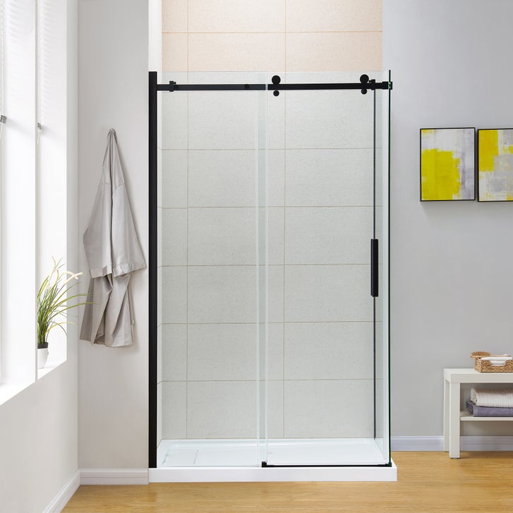 OVE Kelsey 48 in. x 32 in. Corner Shower Kit with Base
