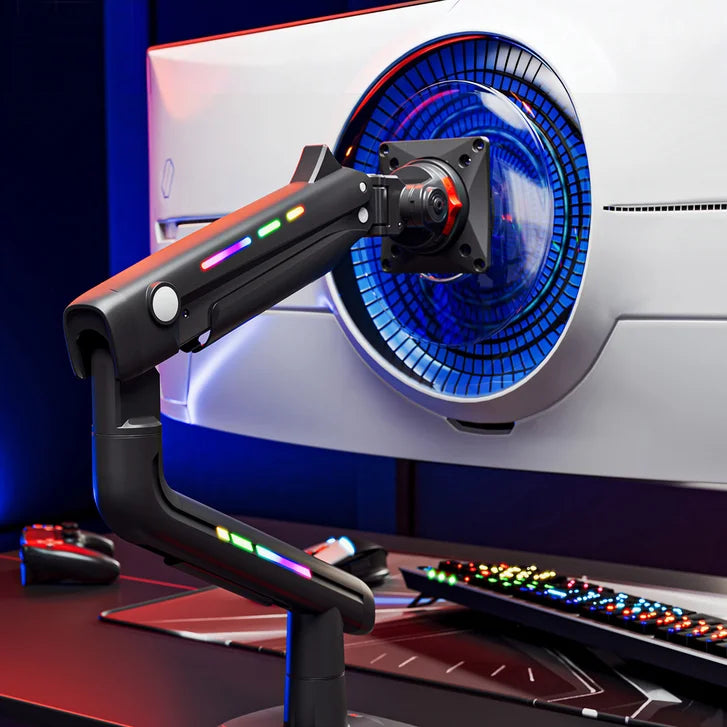 AVF 27" - 57" Huanuo Full Motion LED Single Desk Mount