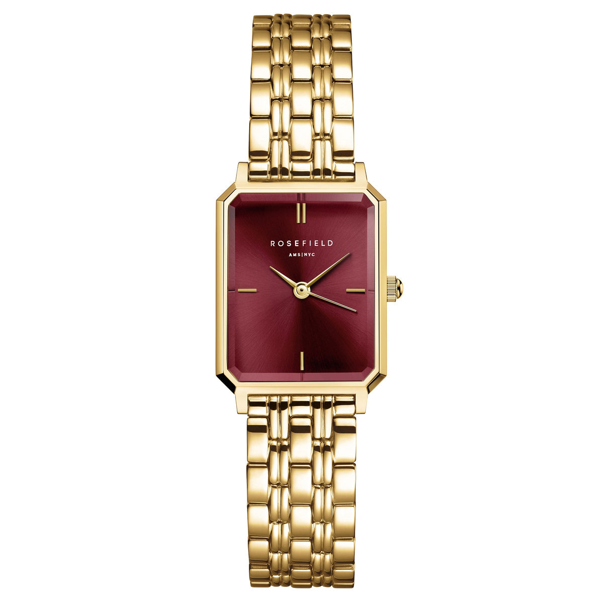 Rosefield Burgundy Dial Women's Watch