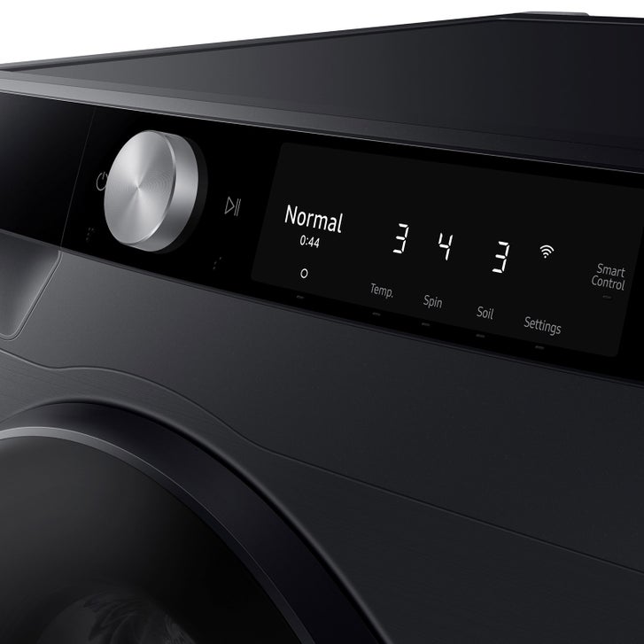 Samsung 6000 Series 24 in. 2.9 cu ft. Black Compact Front Load Washer with SmartDial Control