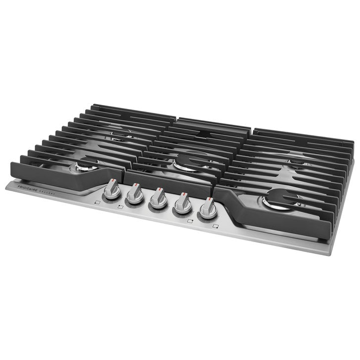 Frigidaire Gallery 36 in Stainless Steel Gas 5-Burner Cooktop with Quick Boil Burner