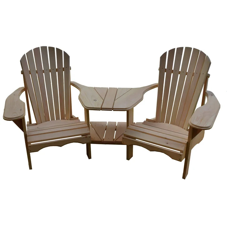 Pine Muskoka Angled Tete-a-tete Kit