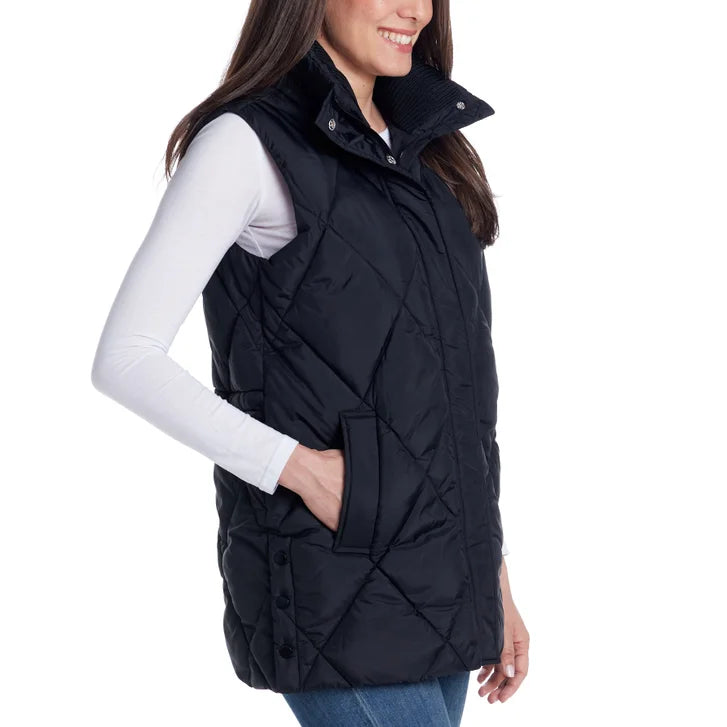 Weatherproof Women's Long Puffer Vest