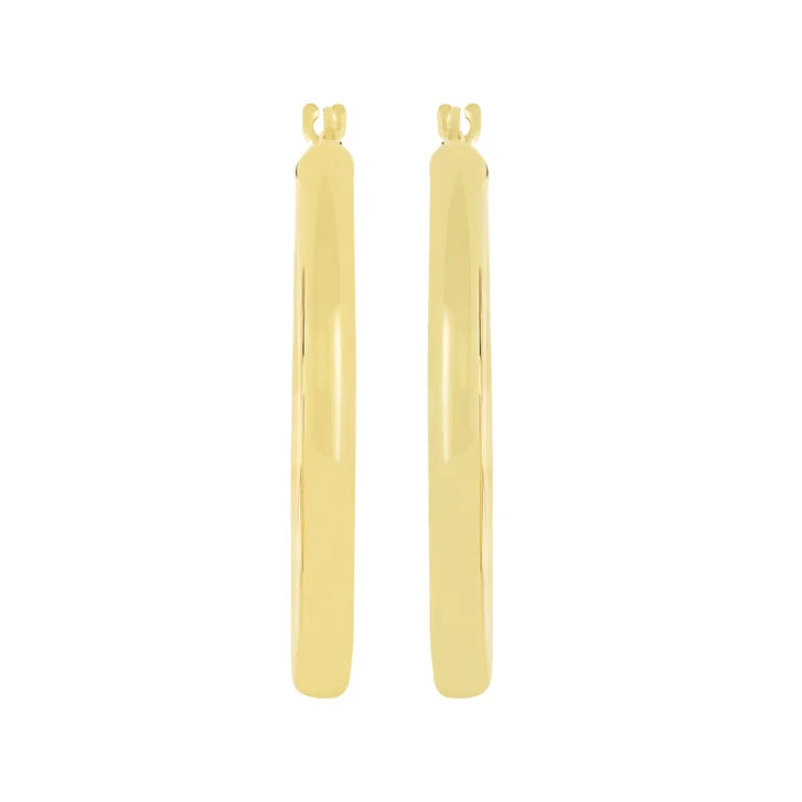 High Polish Hoop Earrings