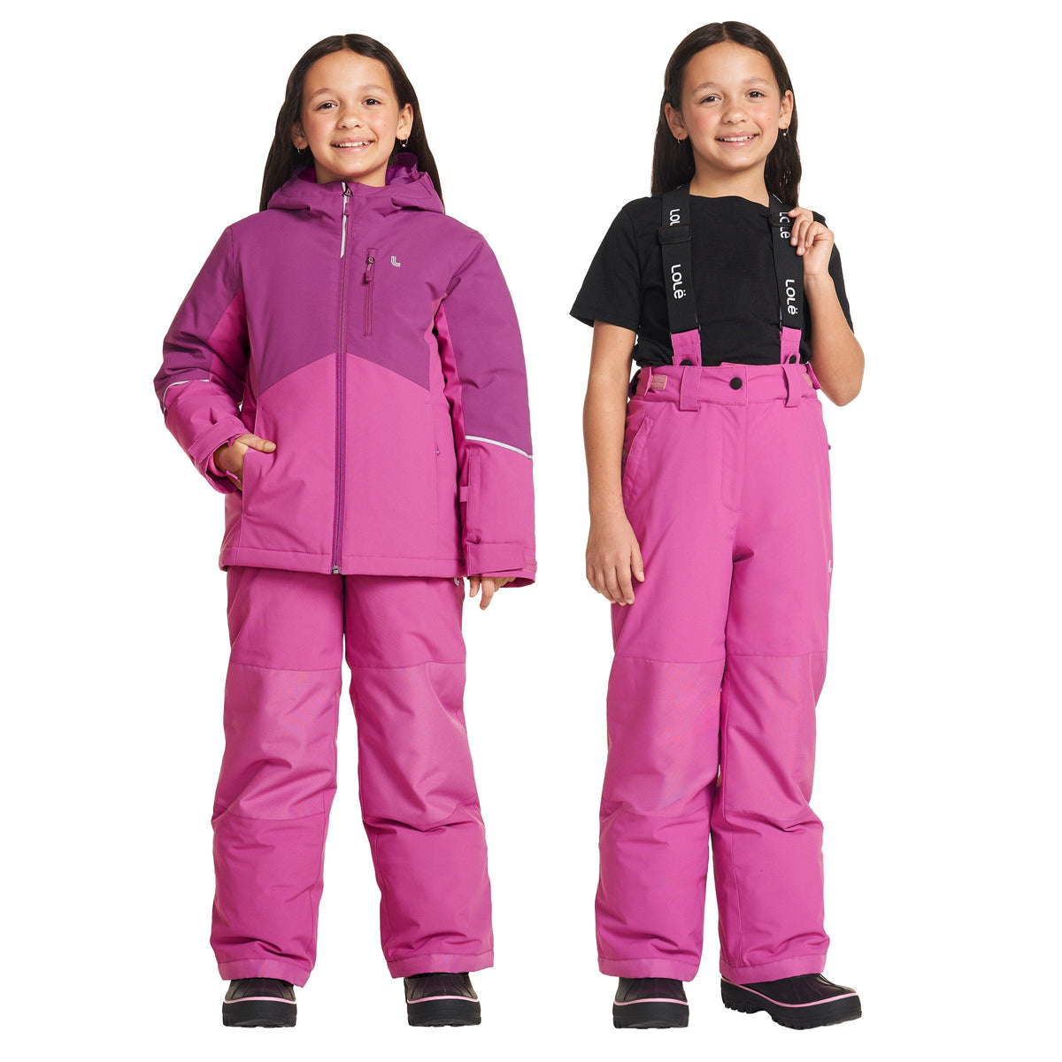 Lolë Boys' and Girls' 2-Piece Winter Snowsuit – Water-Repellent & Wind-Resistant