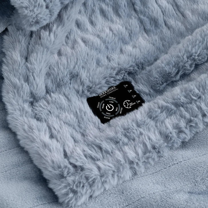 Berkshire Home Company Heated Luxe Faux Fur Throw