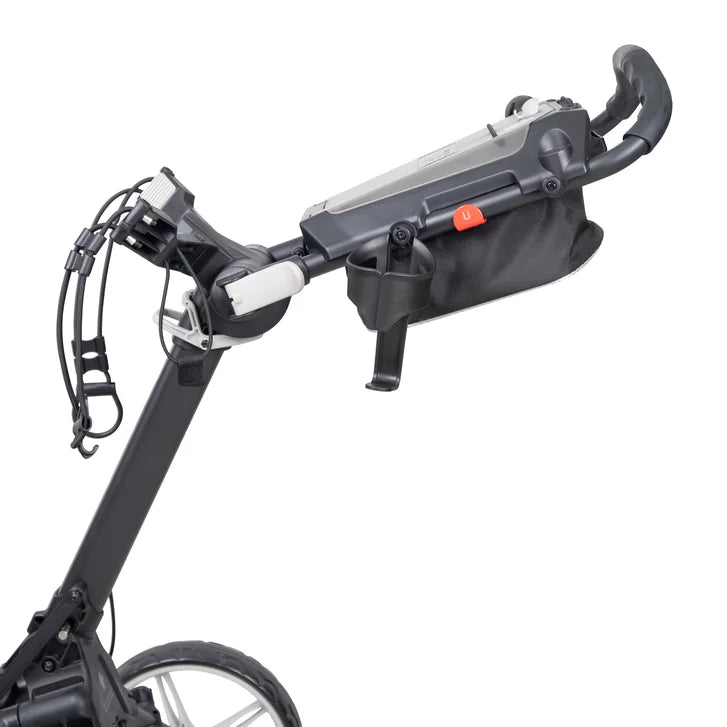 Caddytek - Auto fold/unfold Compact 3 Wheel Golf Push Cart with Cooler Bag