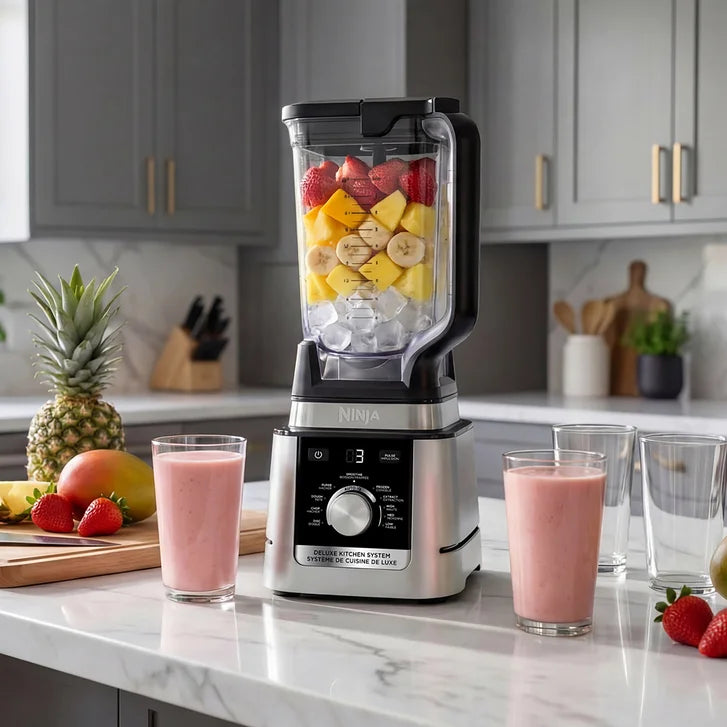 Ninja Deluxe Blender & Kitchen System with 88-oz. (2.6 L) Pitcher, 9-Cup Processor & Auto-iQ